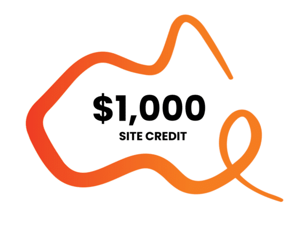<span class="orange-text">$1,000</span> Site Credit